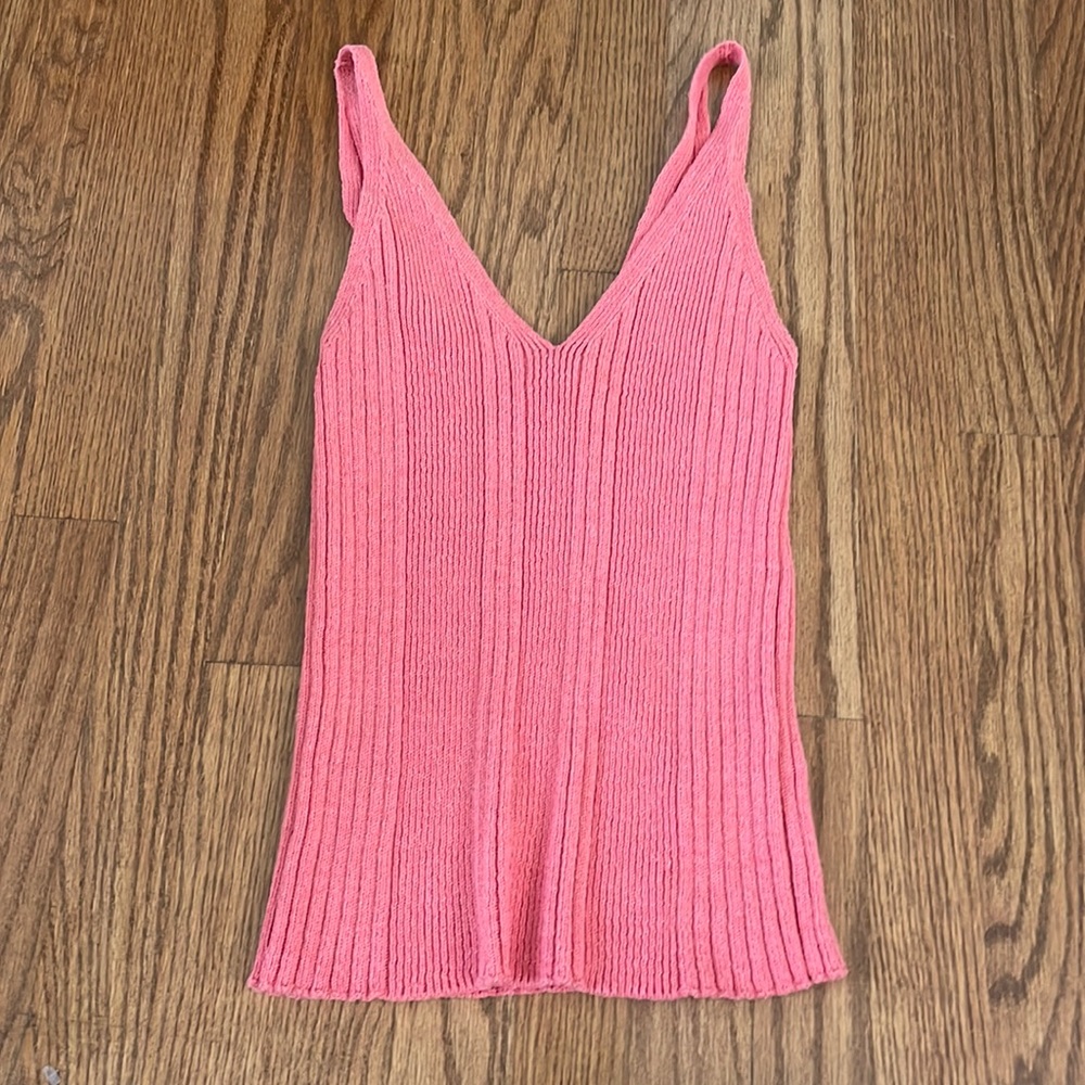 Pink Knitted Anthropologie Top